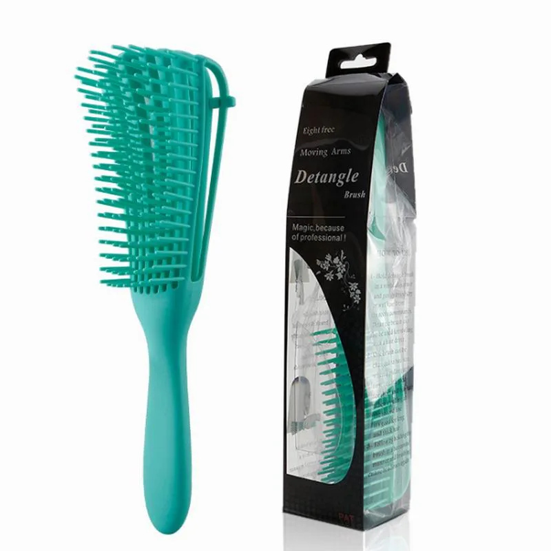 Emballage de brosse à cheveux Brosse à ventilation avec logo Brosse démêlante personnalisée Peigne à cheveux