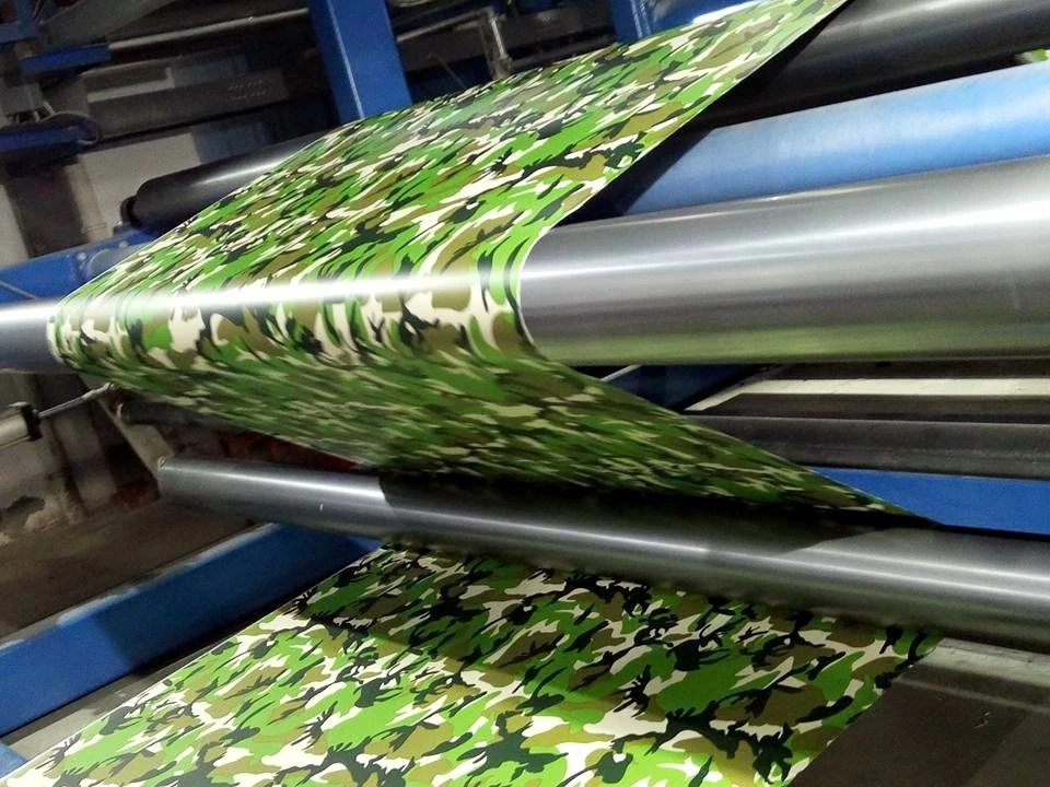 Derflex camuflaje de PVC Lona material para cubiertas de lona azul