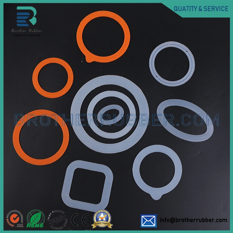 Custom Design Oil Resistance Waterproof NBR EPDM Silicone Rubber Gasket Washers for Flange