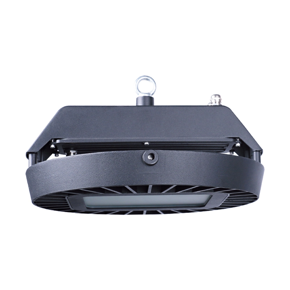 Maison en aluminium moulé sous pression, l'homme CE ENEC Suspension Plafond d'entrepôt de la lampe d'installation de projecteurs caténaire 200W Haut de la baie de UFO Lampe à LED