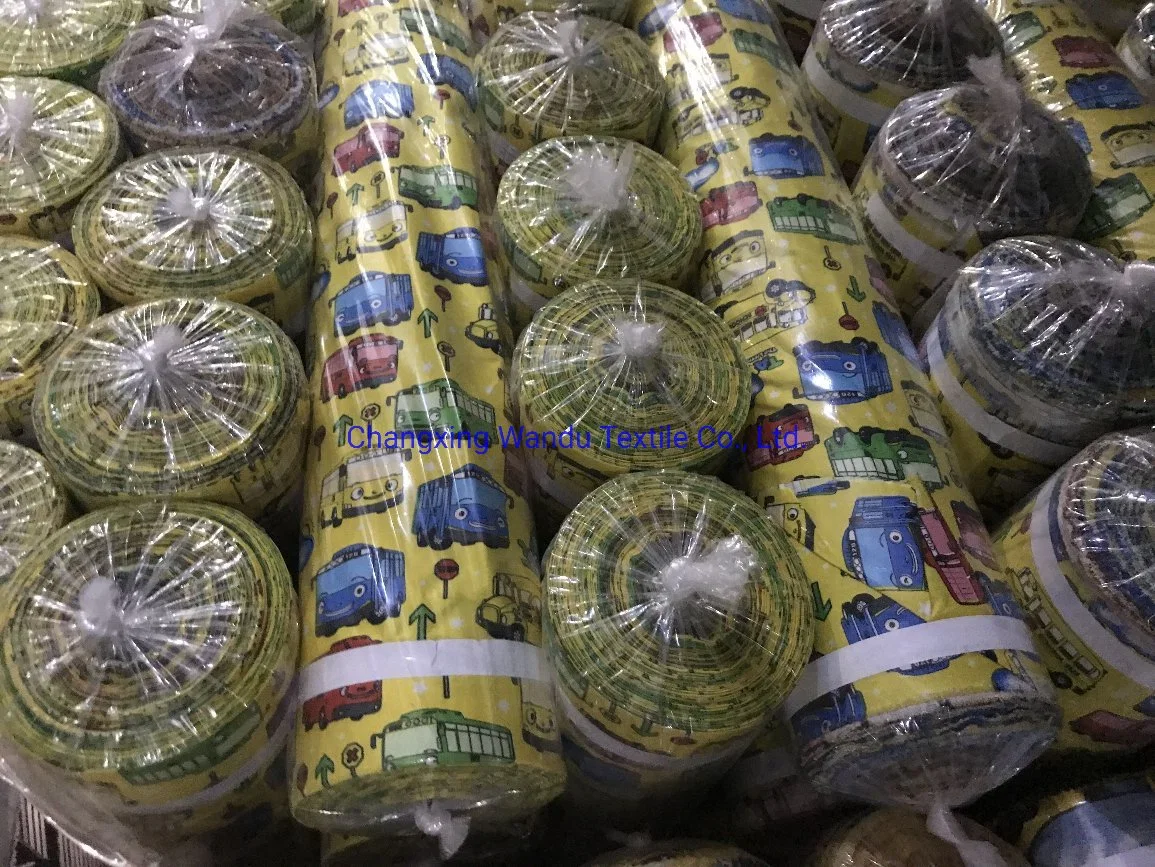 China Changxing Textile Foreign Trade Company, Minions, Cars and Cute Flower Calico Packing, Bed Textile Calico