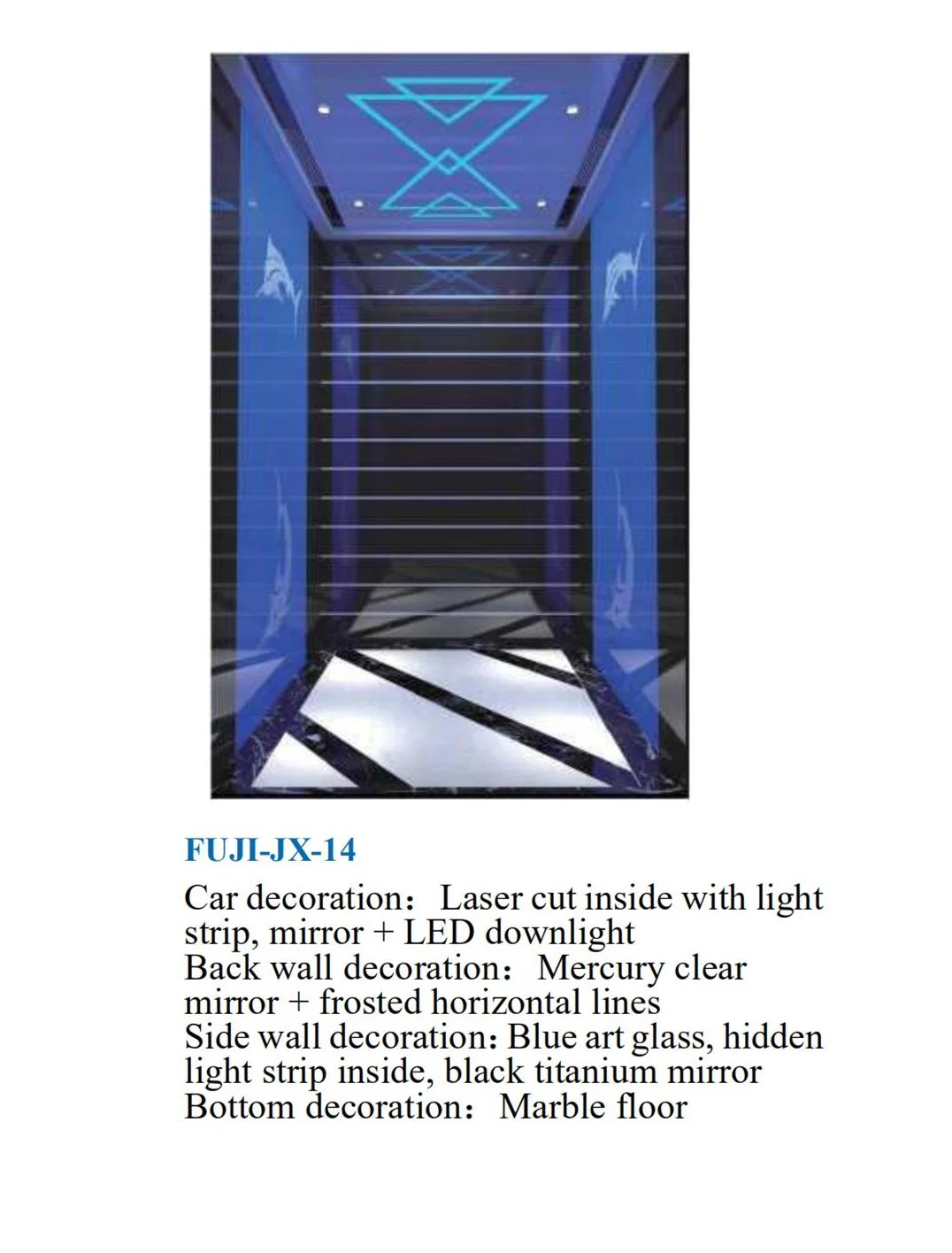 Asia FUJI Elevator with High Technology with Lower Price Passenger Elevator