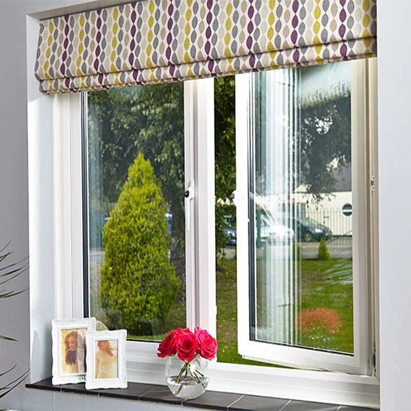 L'ouragan Impact upvc blanc Windows vitre fixe de PVC