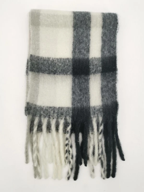 Beliebte Damen Herren Polyester Custom Logo Winter Warm Lang Schal