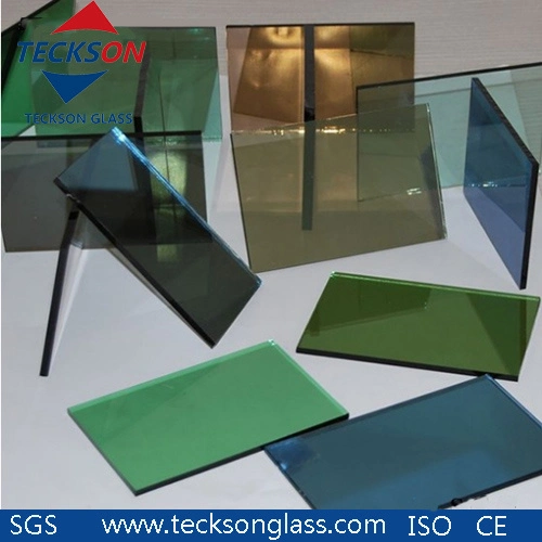 6mm Dark Green Reflective Glass with Tempered Quality