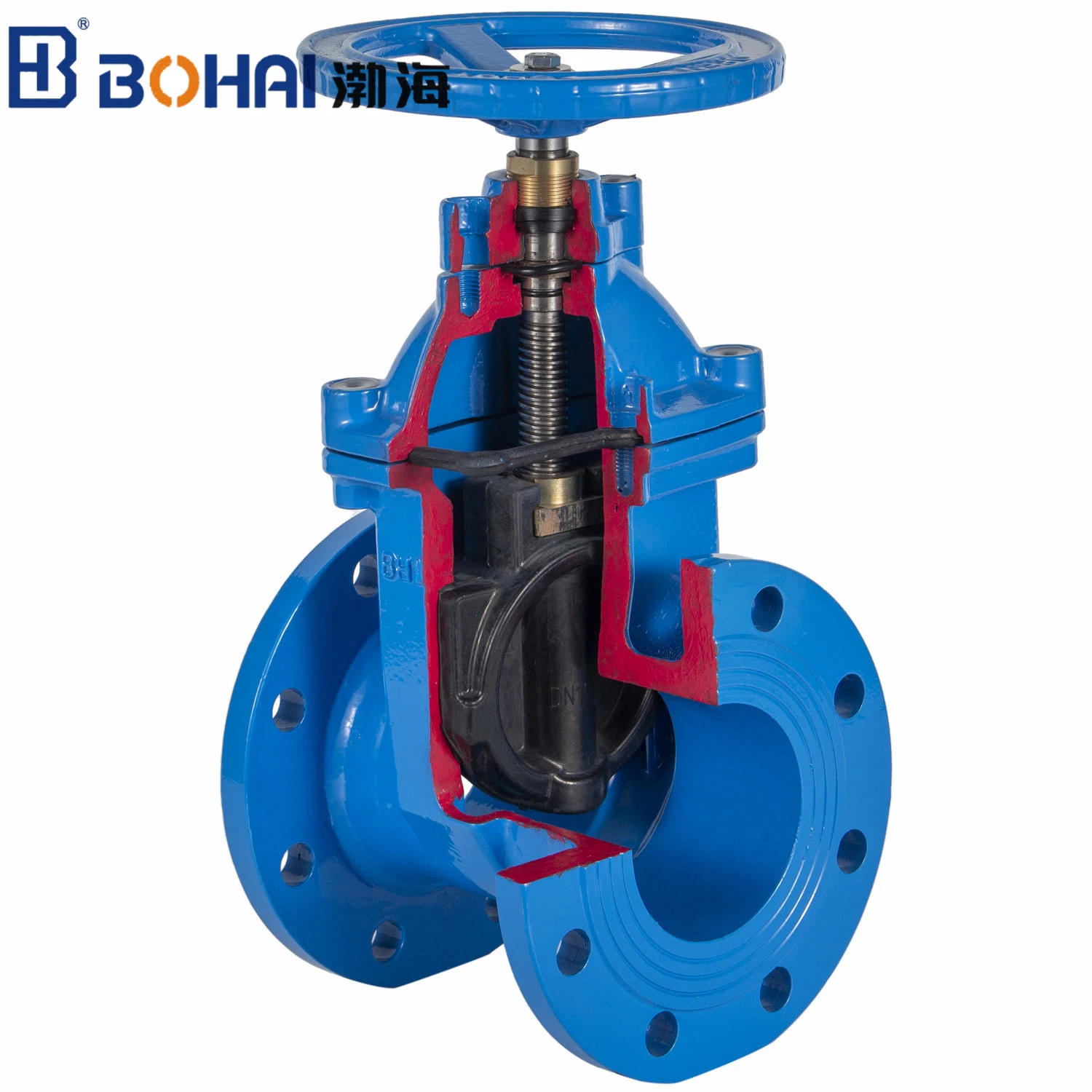 Wedge Gate Cast Steel Non Rising Resilient Soft Seat Fire Fighting Equipment Solenoid Valve