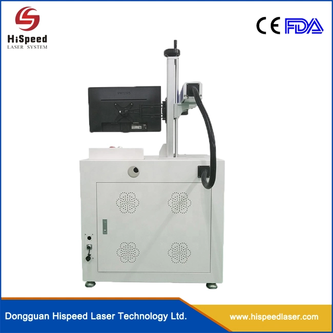 Mopa 20W Fiber Color Laser Marking on Anodized Aluminum Machine