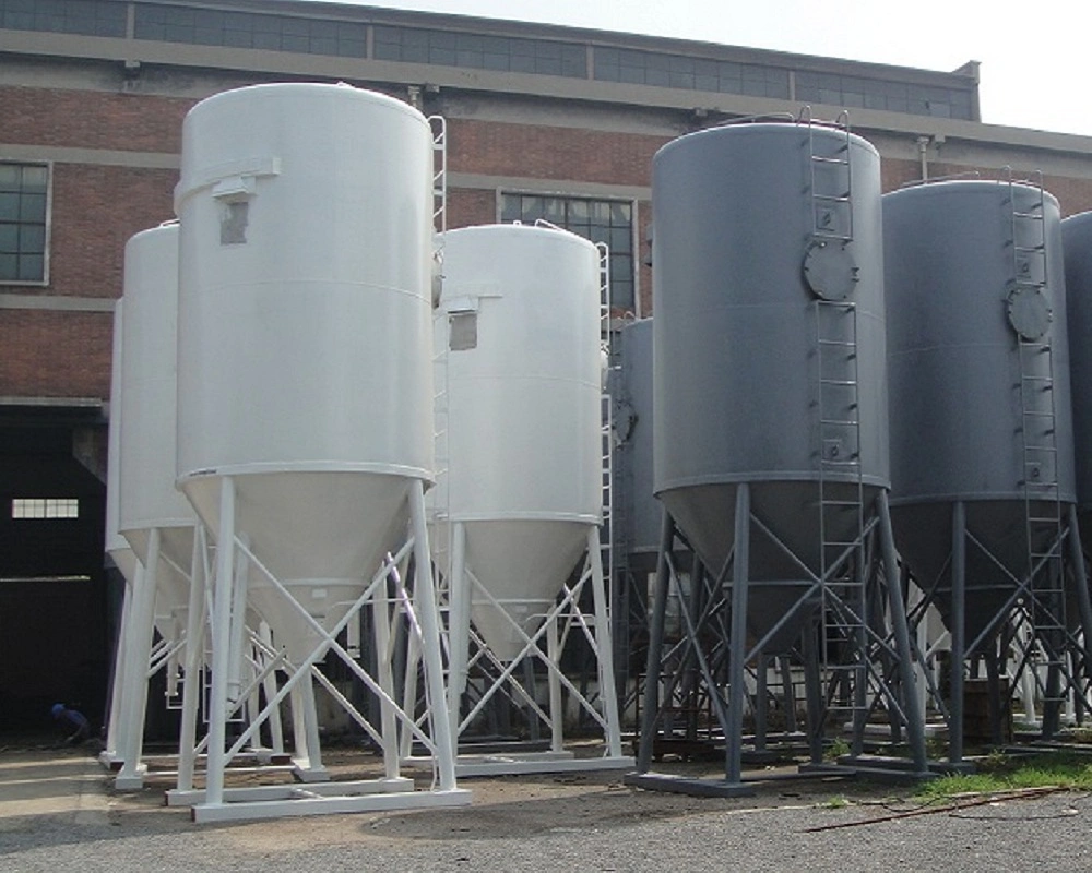 Mine Fly Ash Welded Cement Steel Silo Feed Bulk Powder