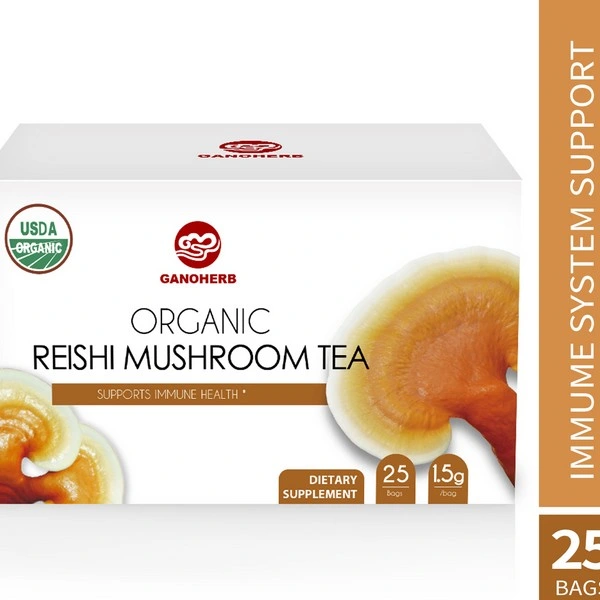 Herb Organic Reishi Mushroom Tea 1.5g 25 Bag Health Tea