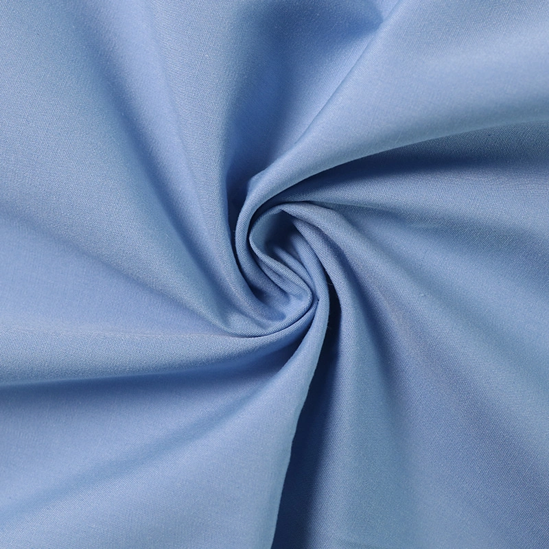 China Textile Fiber CVC 65% Cotton 35% Polyester Plain Woven Fabric for Cloth T Shirt Child Dress Uniform