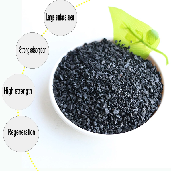800-1000 Iodine Value Water Treatment Purifying Granular Activated Carbon