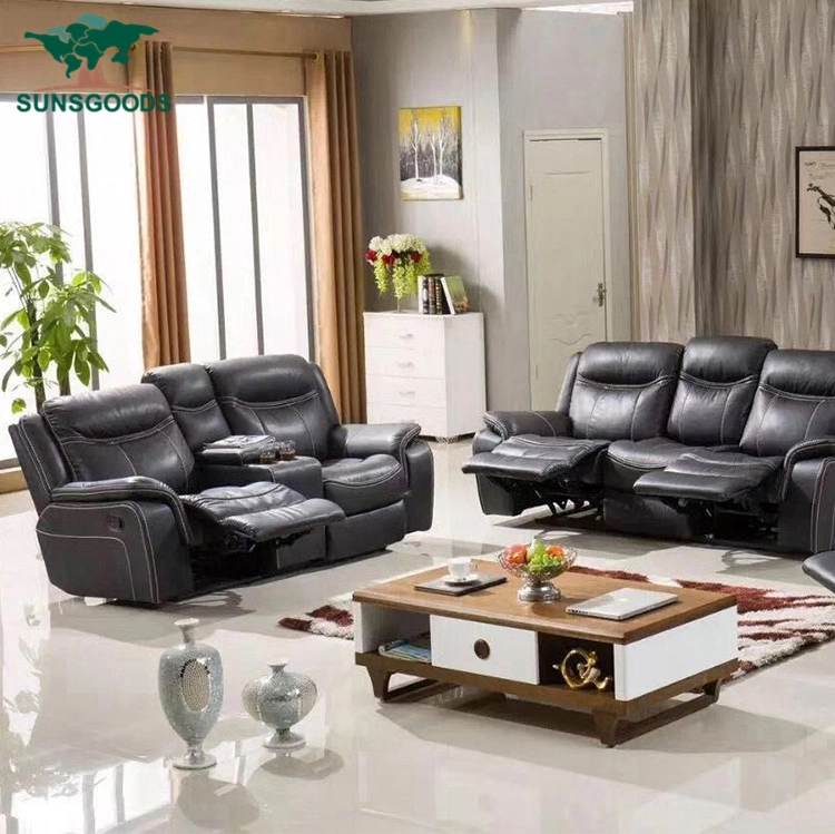 Modern Style Factory Wholesale/Supplier Bonded Leisure Electric / Manual Sofa Furniture 1 2 3