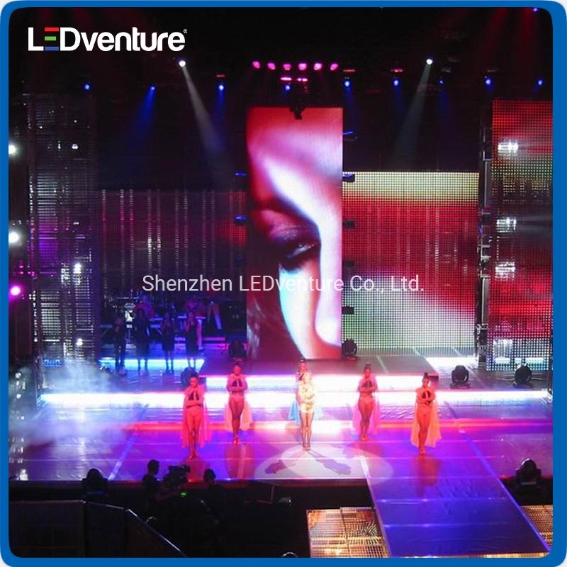 Outdoor Mesh Rental Full Color P8.9 LED Curtain LED Display Screen