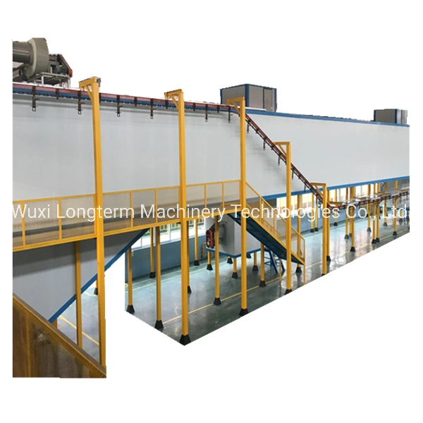 Industrial Use Space-Saving Layouts Powder Coat Production / Powder Coating Production Line for Wooden Furniture