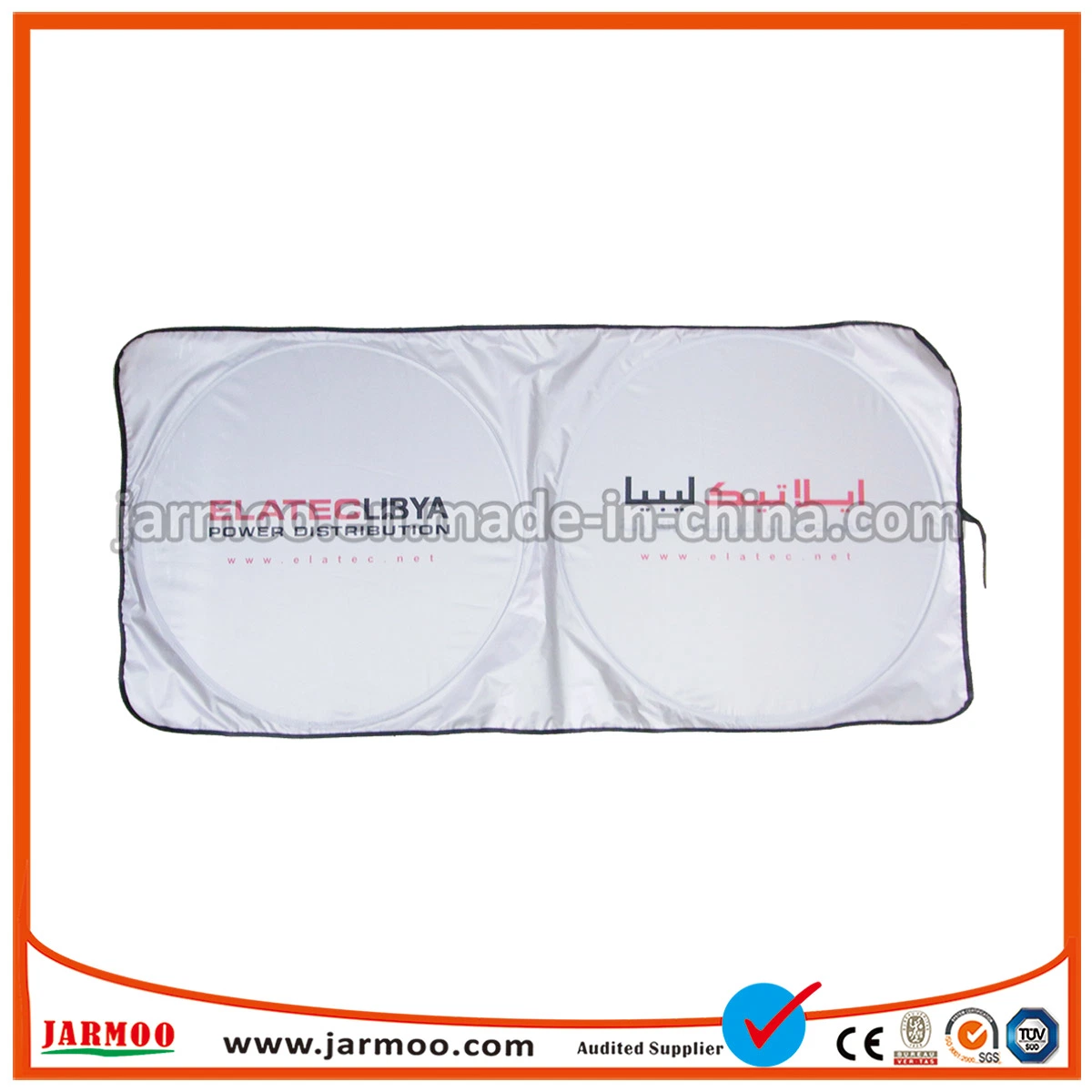 Custom Car Front Sunshade for Advertising