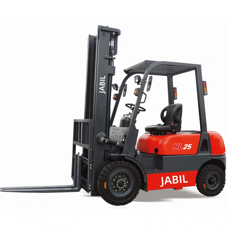 China Brand Jabil New Forklift Truck 2.5 Ton Diesel Forklift Ht Series 3m 4.5m 5m Mast