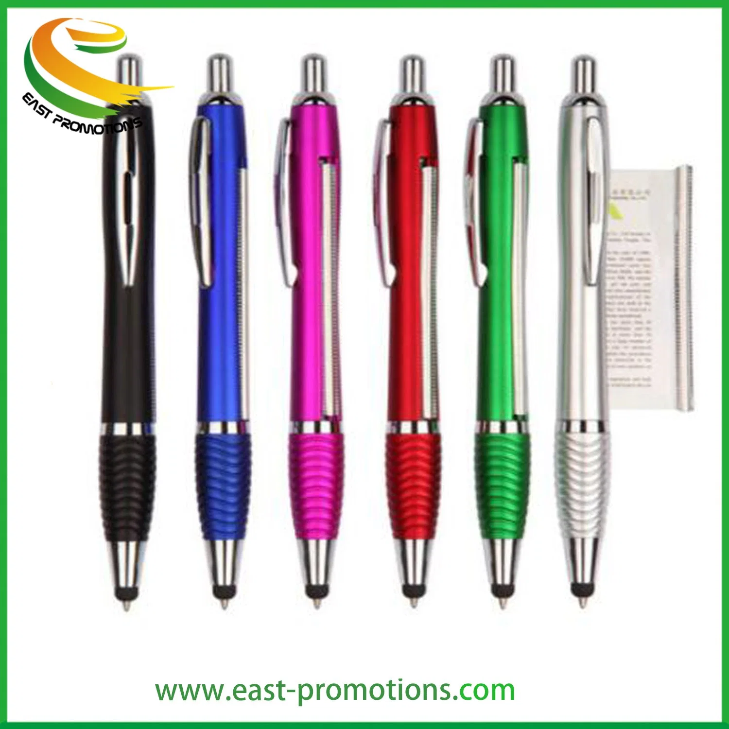 Custom Printing Advertising Touch Stylus Ball Pen Banner Pen for Office Supplies