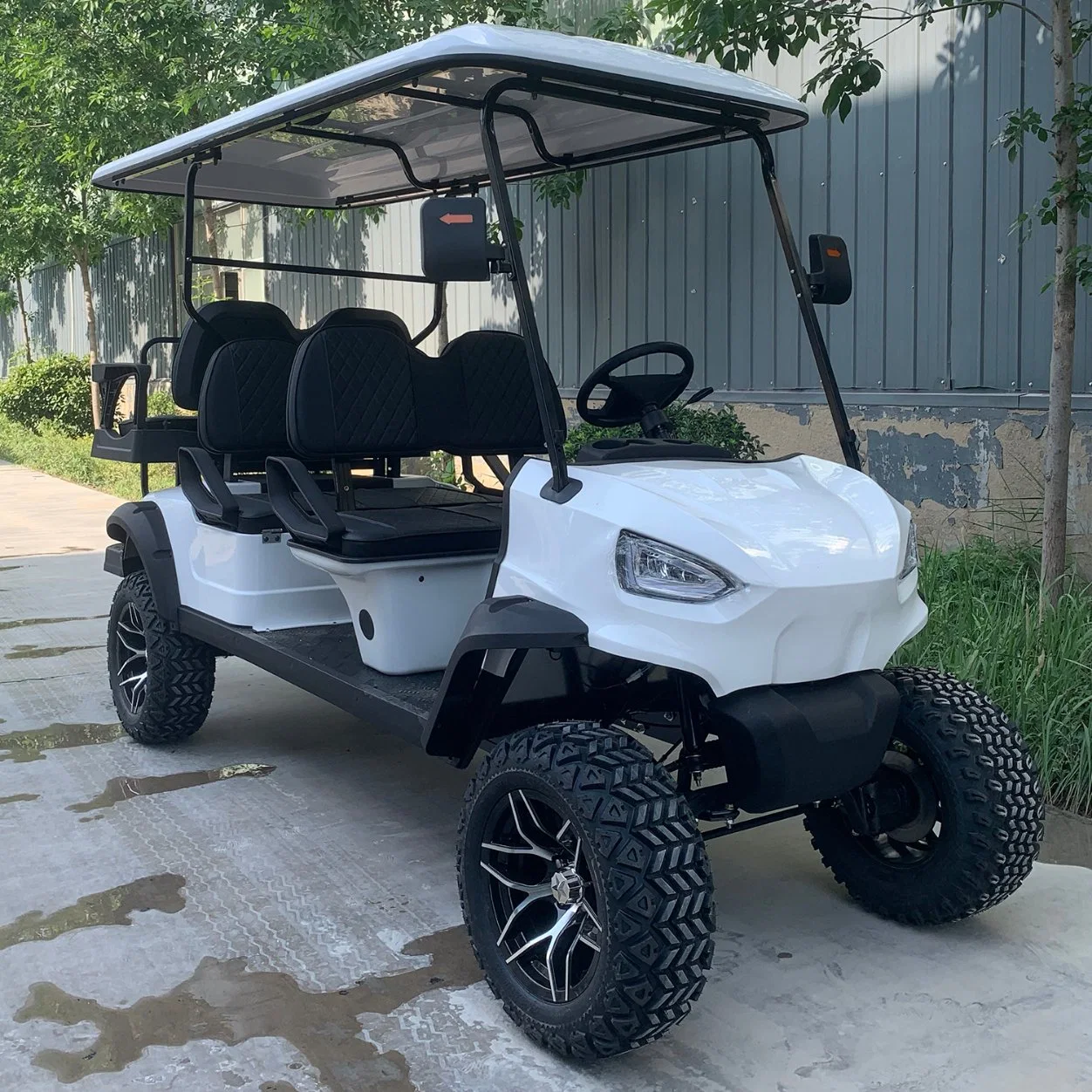 Top Quality New Design Lithium Battery 6 Seater Electric Golf Buggy