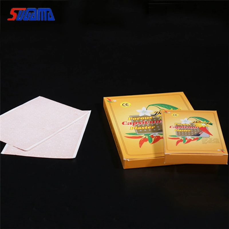 New Product Herbal Pain Relief Ginger Capsaicin Patch Hot Capsicum Plaster