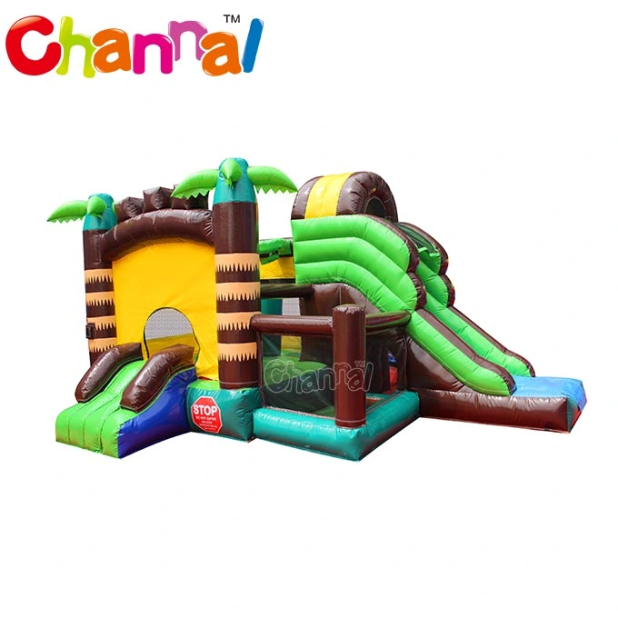 Palm Tree Combo Inflatable Bouncer/Bouncy Castle for Kids