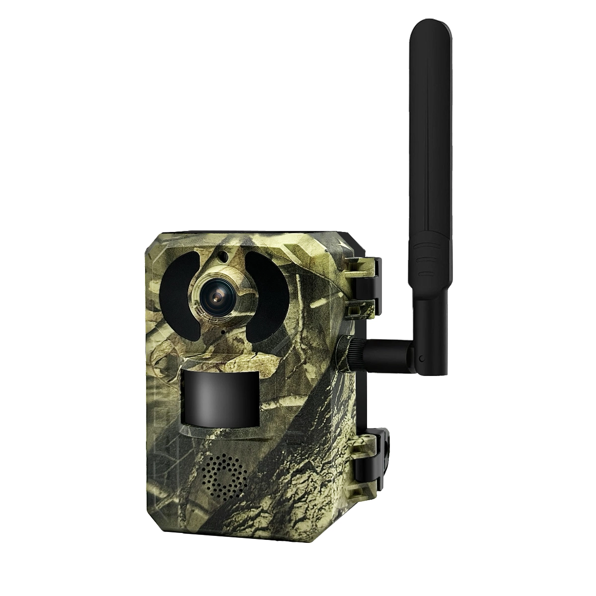 4MP 4G Battery PIR Alarm Wireless Wildlife Hunting Camera with Night Vision Function and Solar Panel Bidirectional Audio IP66 Qf380