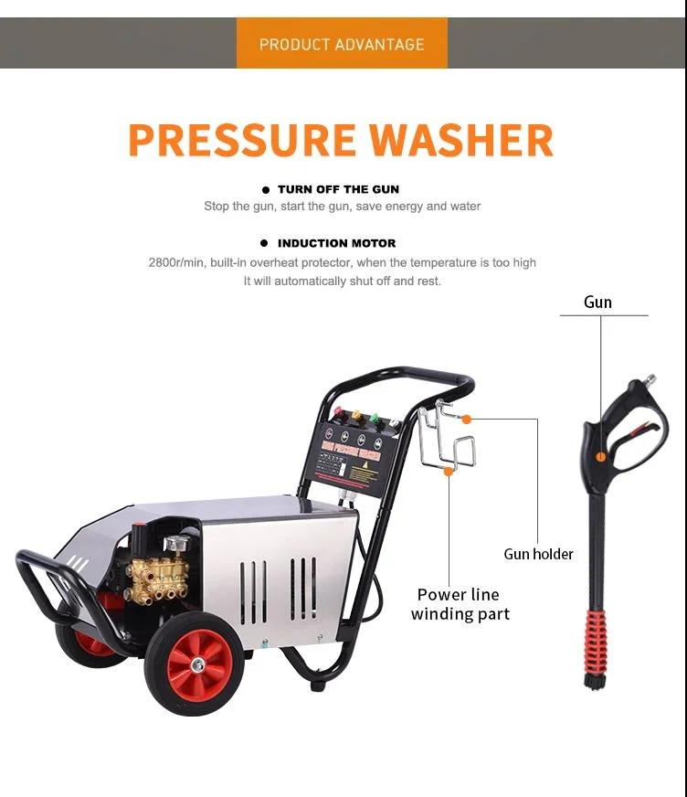 7500W Super High Pressure Washer Car Washer for Industrial&Commercial Use