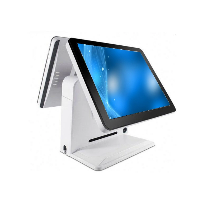 15,6 Zoll Dual-Screen Capacitive Touch USB VGA 1024 * 768 LED-Display POS-Terminal