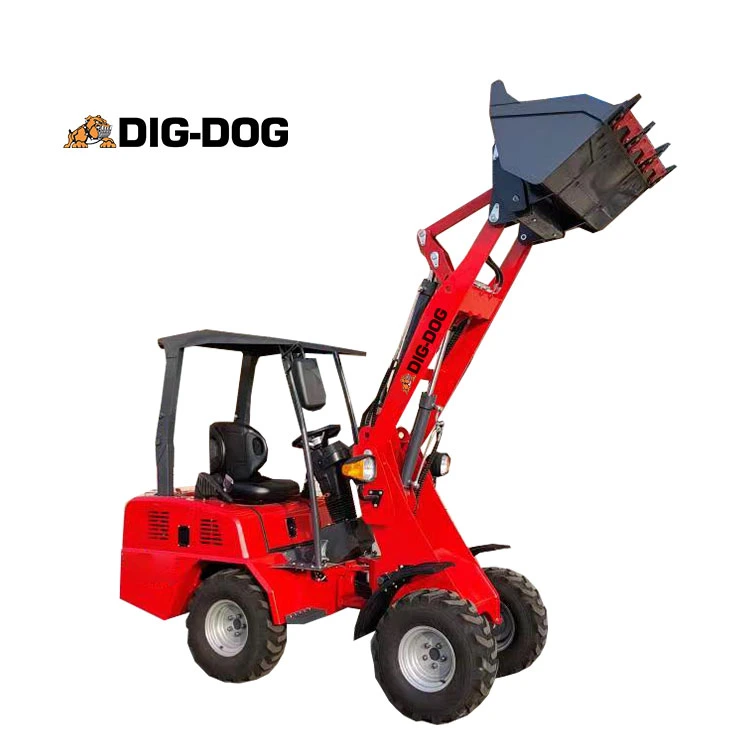 600 Kg Mini Wheel Loader Static Hydraulic 1-5 Ton Front End Loader