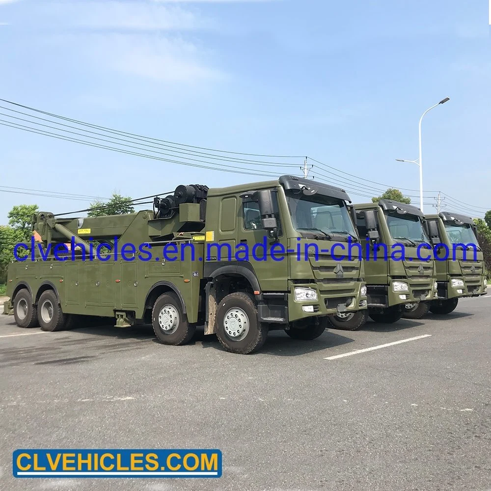 Heavy Duty HOWO camiones grúa 50t vehículo de remolque