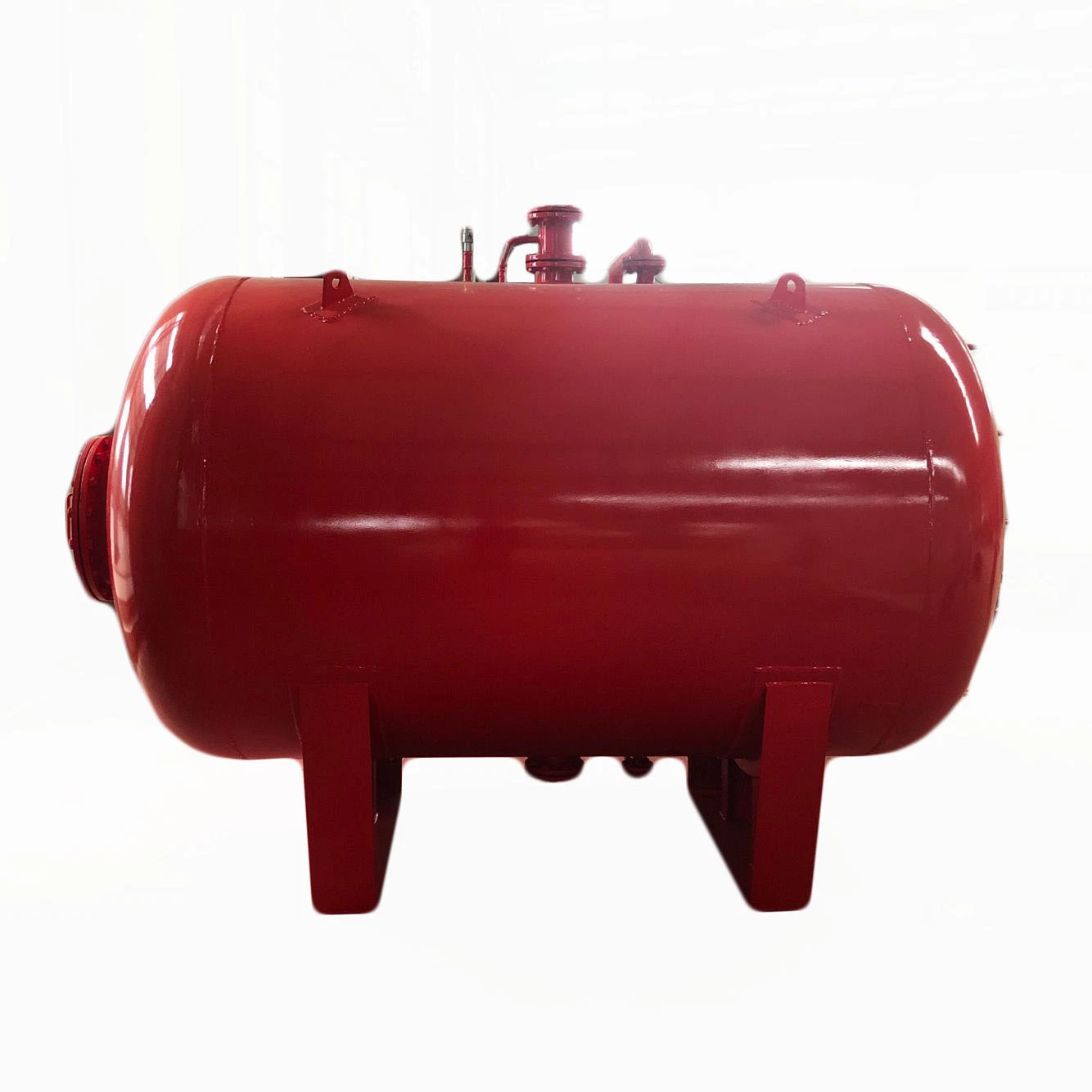 Stainless Steel 1500L Horizontal Foam Tank for Fire Fighting System