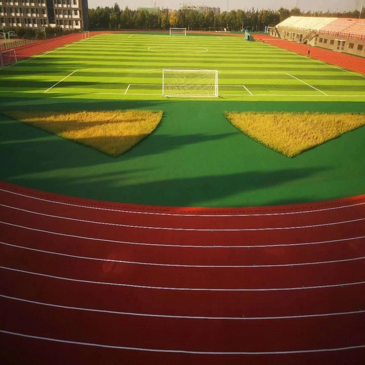 Coût des pistes de jogging synthétique Athletic Tartan pistes de course à pied pour l'école Aire de jeux