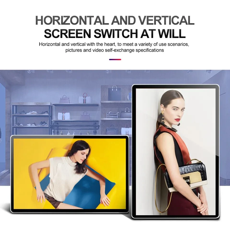 LCD Digital Signage Factory Direct 43/55 Inch Highlight Indoor/Outdoor Wall Mounted Display with Dual OS for Advertising