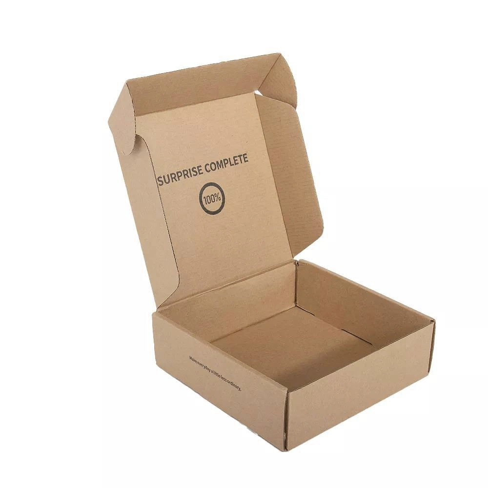 Corrugated Widely Used Mailer Boxes Cheap Small Brown Shipping Boxes Products Packing Shipping Folding Boxes with Custom Logo