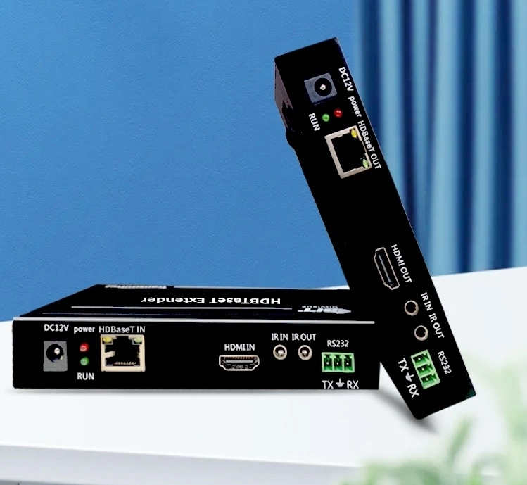 Diseño de hardware puro OEM más distancia de transmisión de RJ45 a extender la señal de transceptor de HDMI a 120 metros