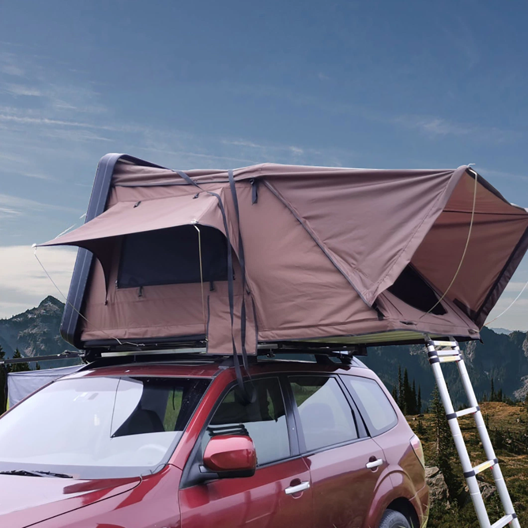 New Product Camping Automatic Hydraulic Support Pole Aluminum Alloy Folding Family Outdoor Car Roof Tent