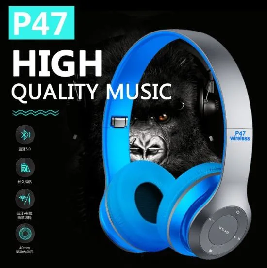 Bluetooth on Ear Stretchable Headphone Game Version Bluetooth Headphone