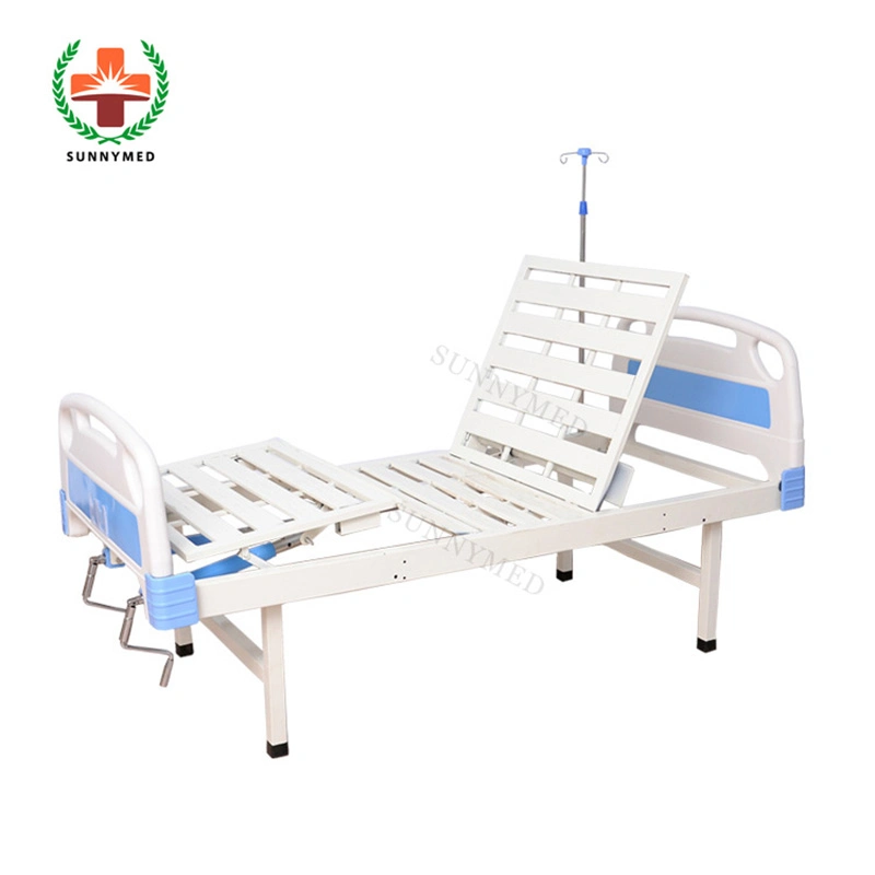 Sy-R009 2 Crank Hospital Nursing Care Bed Cheap Patient Bed