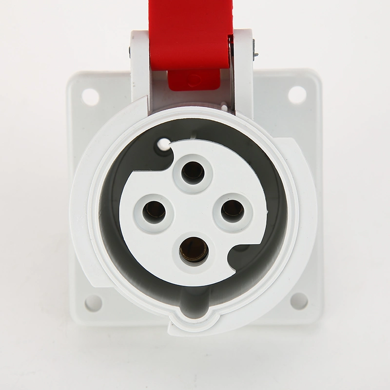 IP44 16A/32A 4p Superior New Design Industrial Panel Socket (3P+E)