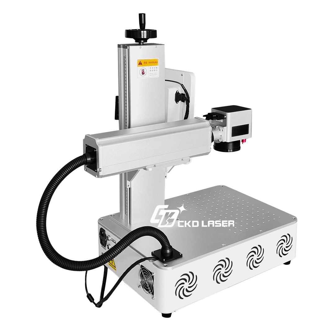 Máquina de marcação a laser de fibra 2D/2.5D/3D 50/60/100W para Medalha de gravação de metal Corte de ouro em Cave Relief