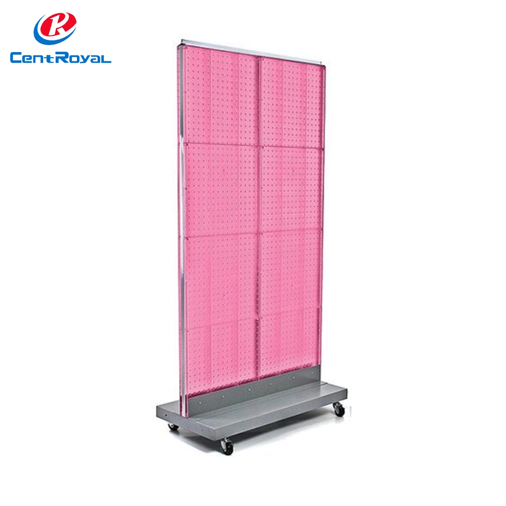 Merchandise Potato Chip Candy Floor Wire Mesh Hook Display Stand for Hanging Items Custom Display Rack Snack Retail Store Food Stand Hair Accessory Display Rack