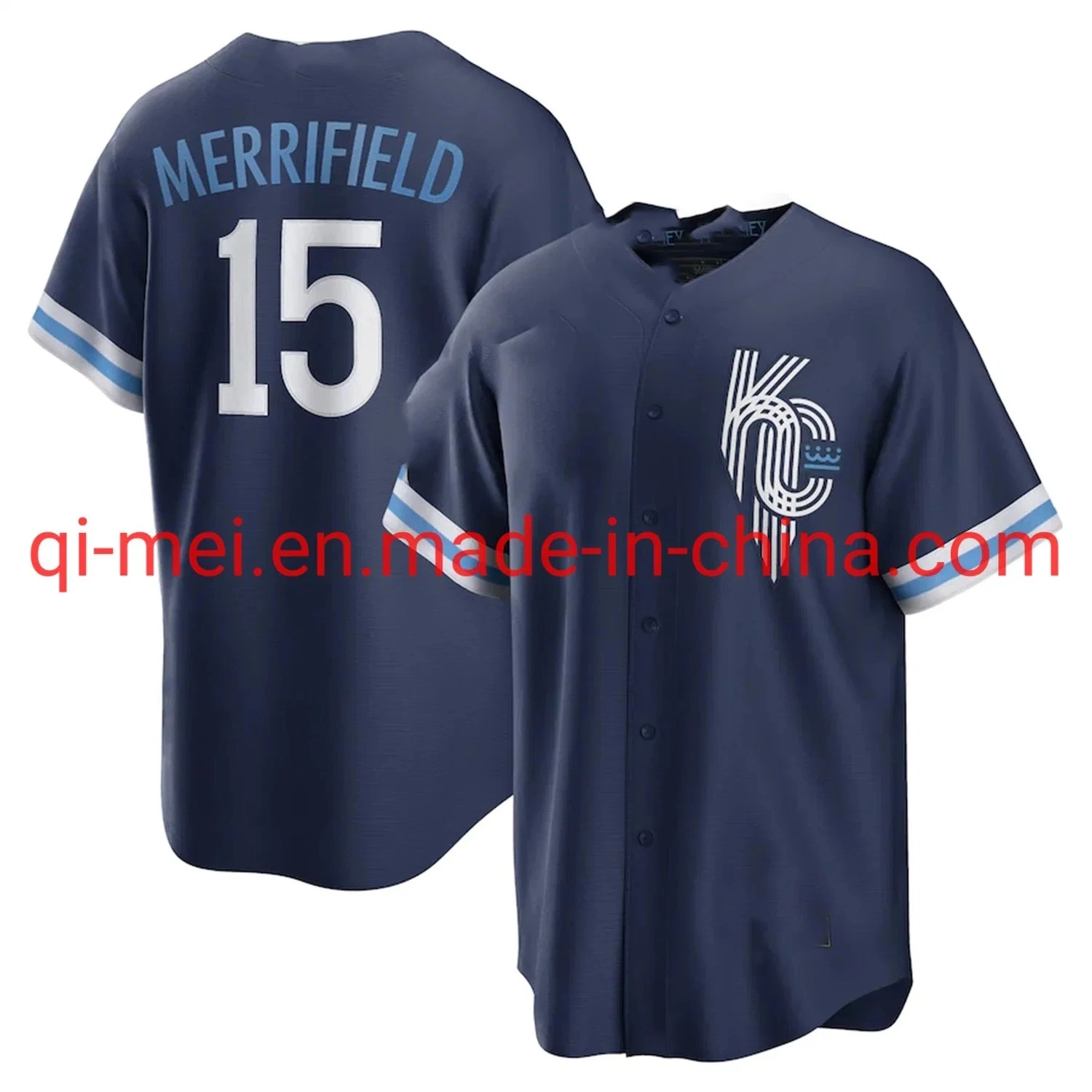 Wholesale/Supplier Kansas City Royals Benintendi Perez Navy 2022 City Connect Men M-Lb Baseball Jerseys