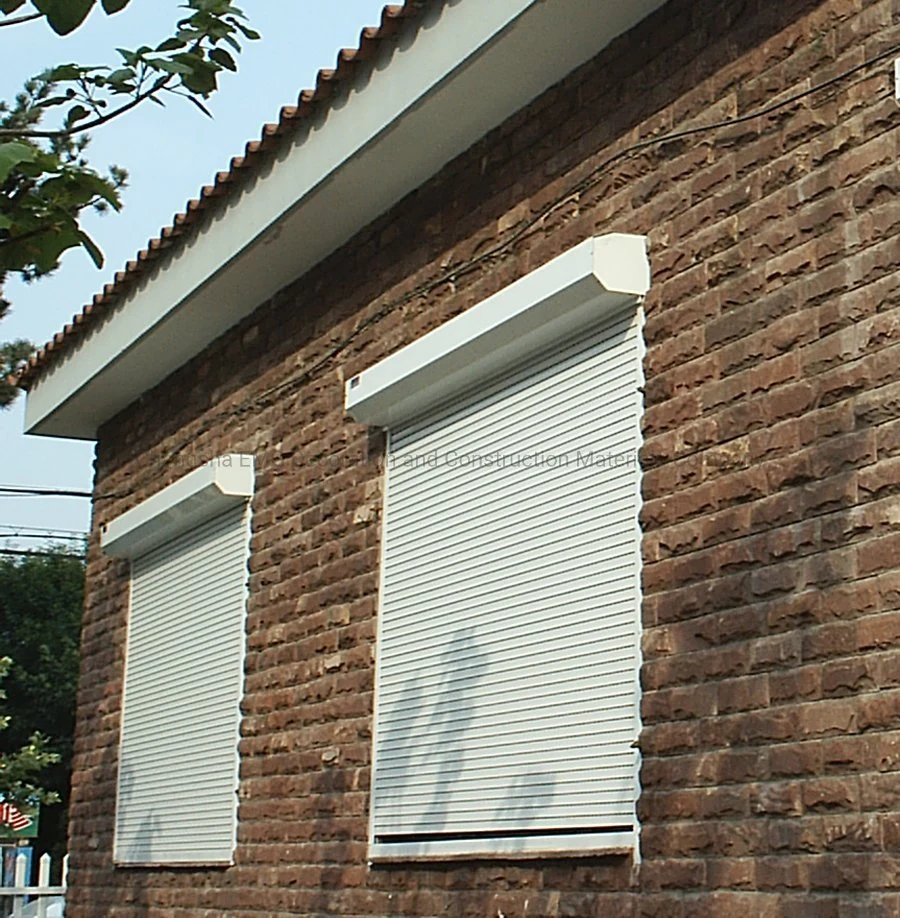 Exterior de la Mayorista/Proveedor inteligente automático de rodillos de rodadura del obturador Obturador aislado de roll-up de la puerta de metal de aluminio precio de fábrica de obturador de la ventana de sombra