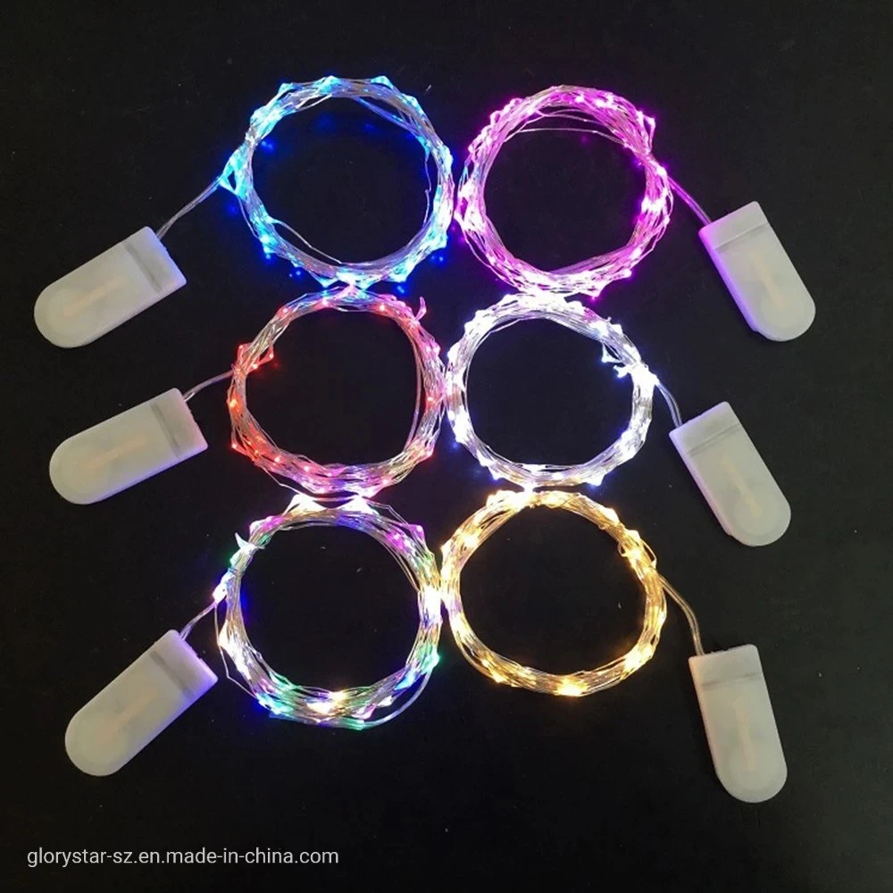 Party Hochzeit Indoor Weihnachtsdekoration Knopf Batterie LED String Lichter