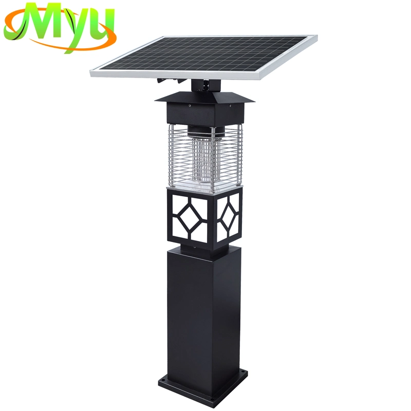 Upgrade Lithium Batteries Solar Panel Charging Waterproof Outdoor Use Mosquito Killer Lamp