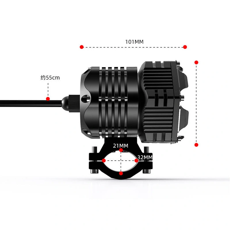 Wholesale 6&prime; &prime; 12V Bright DRL LED Motorcycle Headlight Headlamp Head Light for Motorcycle Cafe Racer