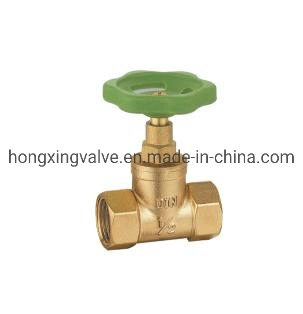 Europea Female X Female Without Drain-off Valves Brass Stop Valves