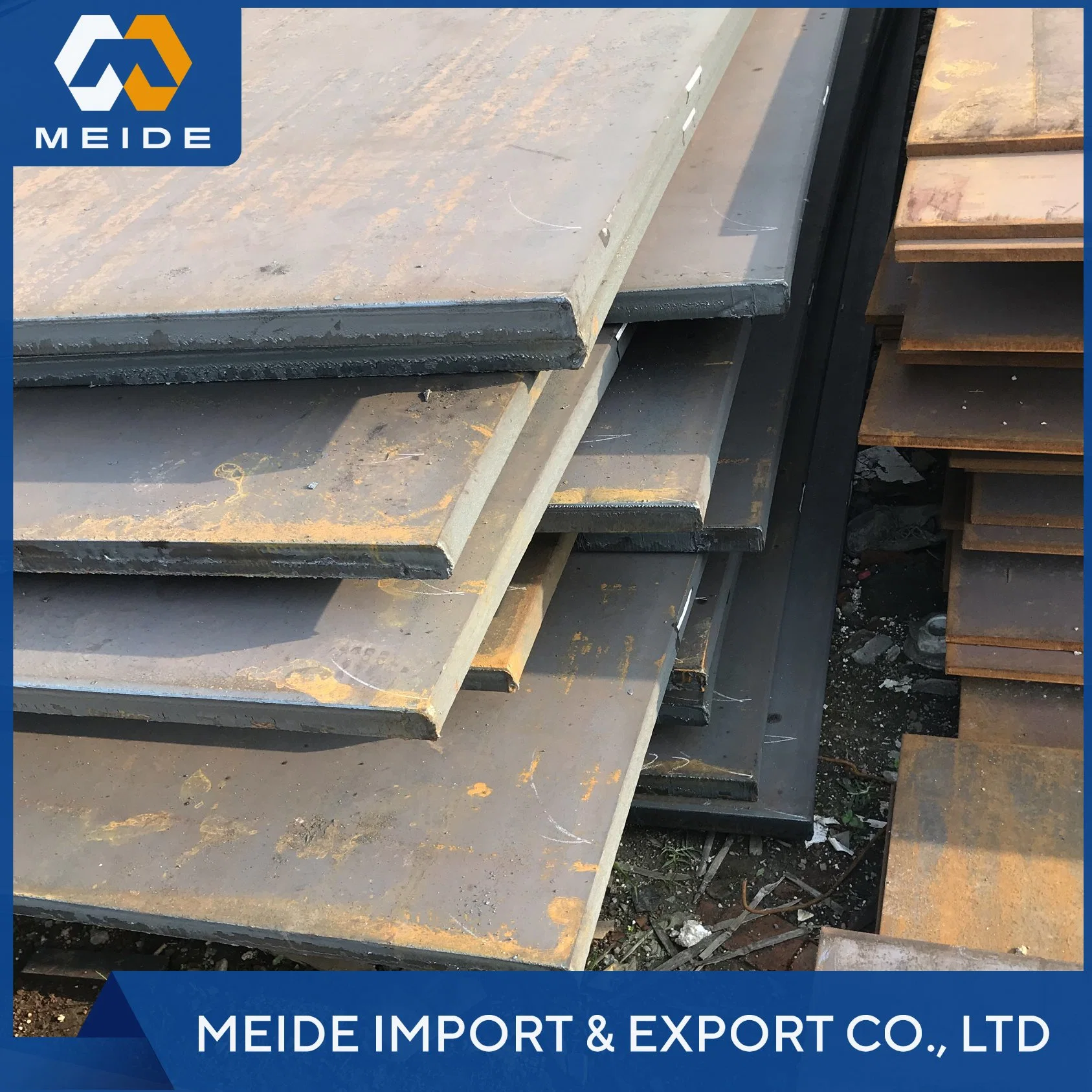 6mm Thick Sm400b ASTM A573 Gr65 S275j2 4X8 Cast Iron Steel Hot Rolled Flat Metal Plate Low Carbon Steel Plate