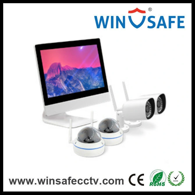 4CH WiFi NVR with 4 PCS WiFi IP Camera Home NVR Kits