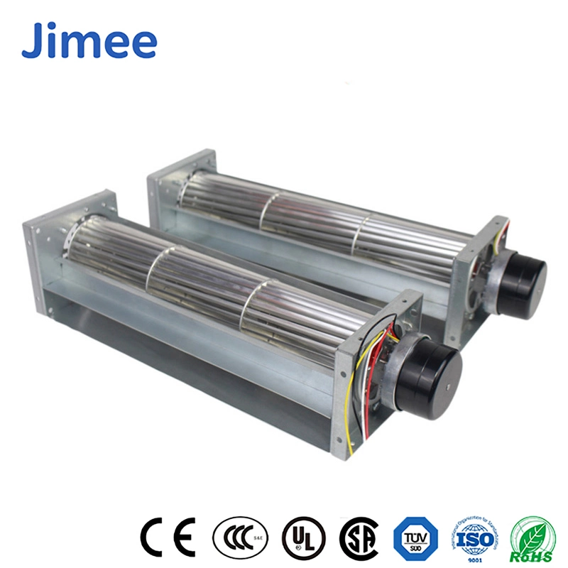 Jimee Motor China Blower Manufacturers Free Sample Wholesale/Supplier Hand Air Blower Jm-9K 1300/1400 (RPM) Speed DC Tangential Blower for Freezer and Refrigerator