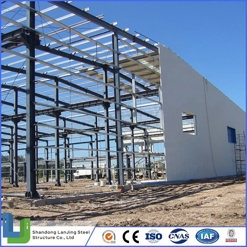 Estructura de acero Hangar galvanizado Galvanizado Galanizado Galanizado Galanizado Galanizado Galanizado Galanizado Con Sección H Prehab estructura de Acero Construcción Camp Log Cabin Kit